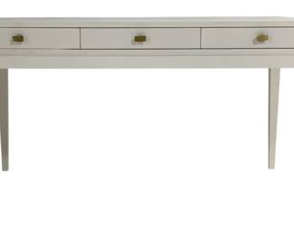 1672 - Wildwood Beveled Desk 3 Drawer 30 x 53 x 27