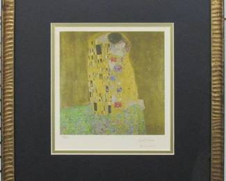9023 - THE KISS GICLEE BY GUSTAV KLIMIT 15 X 16
