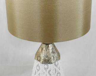 761 - Decorative Table Lamp 26.5" You are buying an as-is electric/electronic item. We do not guarantee all components are present, and if it is not expressly stated, it is untested