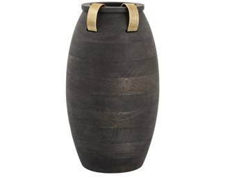 342 - Barone Vase - Large - Wood 16x9x9
