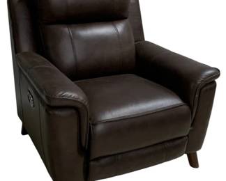 830 - Leather Power Reclining Chair 40 x 38 x 36 cord in box tied underneath You are buying an as-is item. We do not guarantee all components are present, and if it is not expressly stated, it is untested.