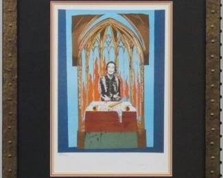 9030 - DALI’S INFERNO PRINT BY SALVADOR DALI 16.5 X 20.5