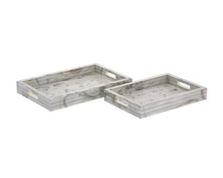297 - Eaton Etched Tray 2x18x13