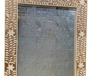 1780 - Chelsea House Crown Bone Inlay Mirror Retail $1585 48 x 28