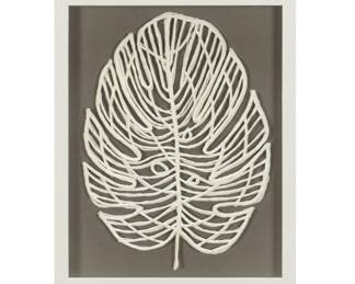 344 - Paradise Leaf II Dimensional Wall Art 20x16