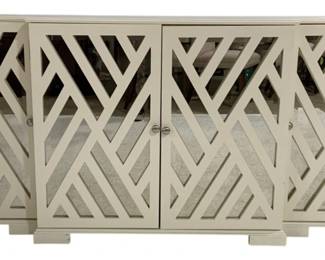 1669 - Chelsea House Tidewater Sideboard chip on corner Retail $6622 36 x 61 x 21