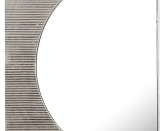 20 - Flute Wall Mirror - Polished Nickel 48x36x2