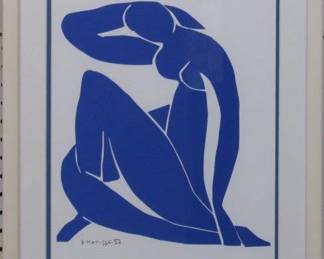 9055 - BLUE NUDE III GICLEE BY HENRI MATISSE 17.5 X 21.5