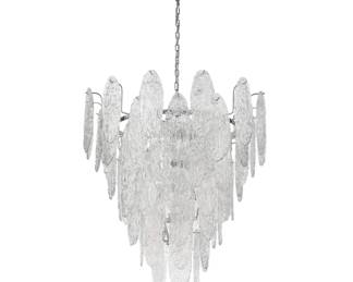 5020 - Elk Lighting Frozen Cascade 13 Light Chandelier direct from showroom 35 x 34 x 34