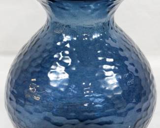 242x - Blue Glass Vase 7"