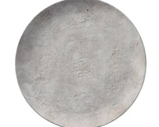 345 - Pantheon Charger - Aged White 2x16x16