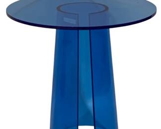 1540 - Chelsea House Acrylic Blue Table - 18" x 18"
