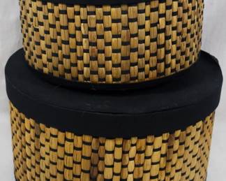 919 - 2 Nesting Woven Boxes 8x12"