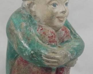 290x - Wooden Gnome Figure 14"
