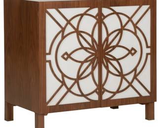 1502 - Chelsea House Flower of Life Cabinet 33" x 34" x 22" 2 Door