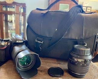 NIKON D3200 CAMERA, NIKON DX AF-S NIKKOR 18-55 MM LENS
