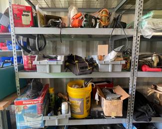 WEED EATERS, HEDGE TRIMMERS, TOOL BELT