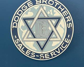 VINTAGE DODGE BROTHERS SALE SERVICE SIGN