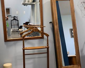 MIRRORED JEWELRY CABINET, MIRROR, GENTLEMAN’S VALET