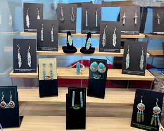 STERLING SILVER NATIVE AMERICAN TURQUOISE JEWELRY