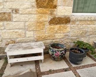BENCH, PLANTERS