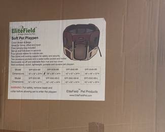 ELITE FIELD SOFT PET PLAYPEN NIB