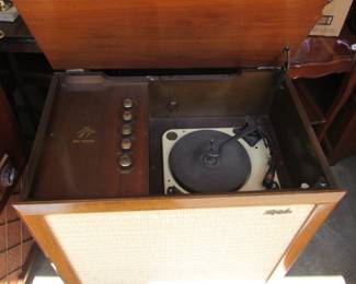 the Fisher record player
