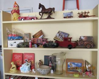 shelf of things