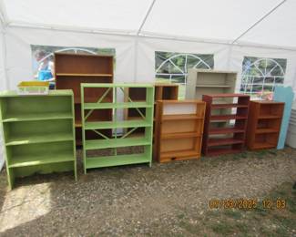 some bookcases