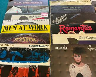 Many vintage albums