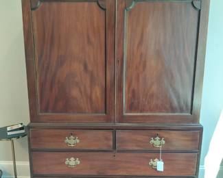 Stunning authentic antique wardrobe.