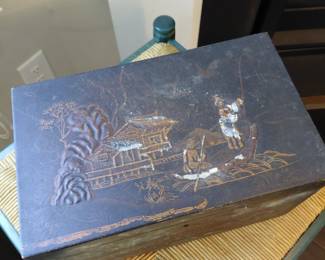 Antique Asian Teabox