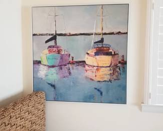 Sailboats at rest