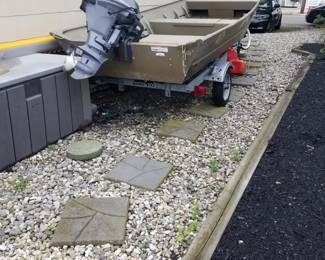 Jon boat with trailer