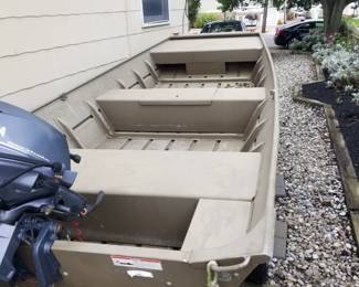 Jon boat with trailer