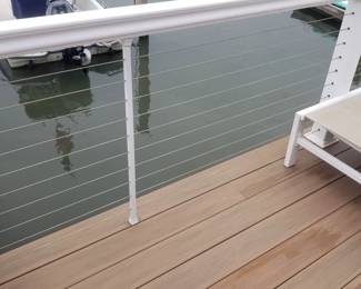 Cable railing system; decking - easy removal - clip system!