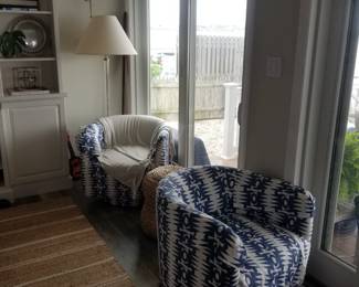 Swivel chairs - two available