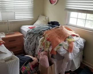 Twin beds - two available; blinds