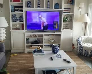 TV; living room furnishings