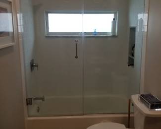 Glass shower doors