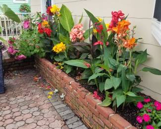 Lush landscaping