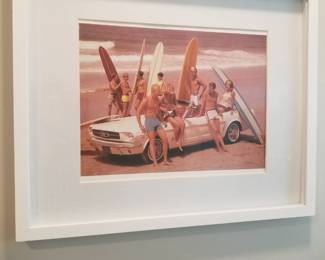 Mustang on the beach