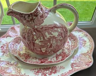 Mason's Vista Pink Transferware