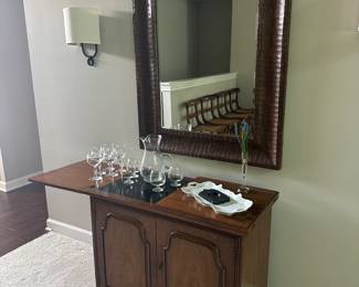 Beautiful wood server/bar