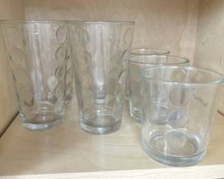 Libbey Glass tumblers and Juice glasses 