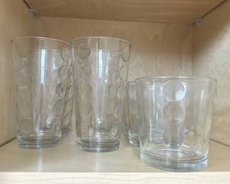 Libbey Glass tumblers and Juice glasses 