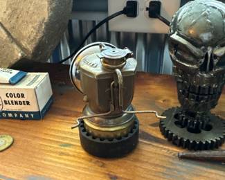 Justrite Carbide Miner's Lamp 