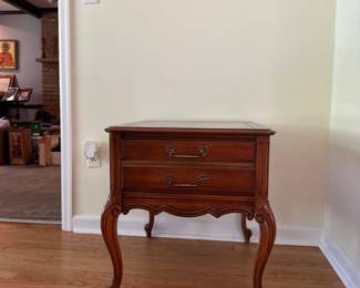 french provincial styled end table 
