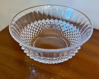 Heavy Glass Crystal Bowl 