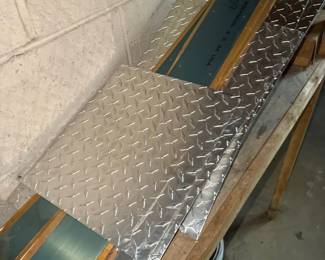 aluminum trailer door slider plates 
